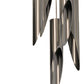Design Chandelier minimal Sliver in wrought iron Silver