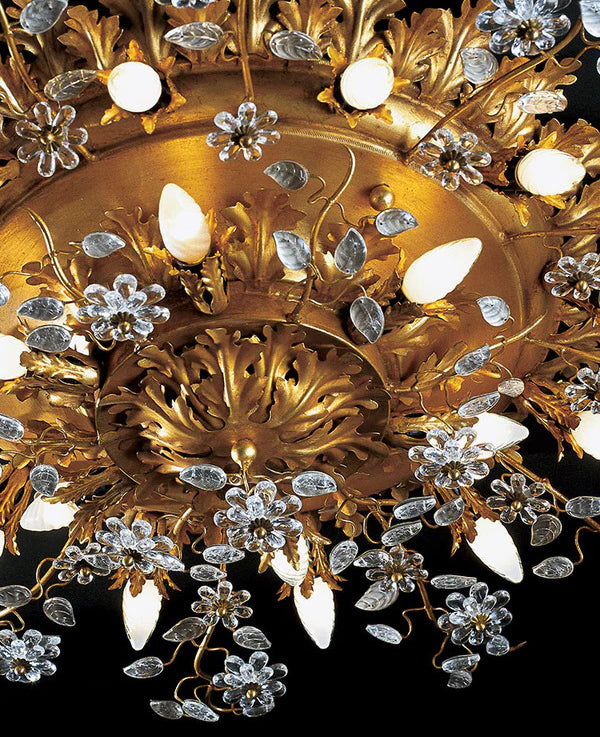 Superclassic - потолочный светильник Feuille с 18 лампами