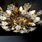 Superclassic - Floral ceiling lamp with 9 lights