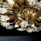 Superclassic - Floral ceiling lamp with 9 lights