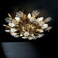Superclassic - Потолочный светильник с 9 лампами в цветочек